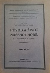 kniha Původ a život našeho úhoře, Min. zemědělství 1925