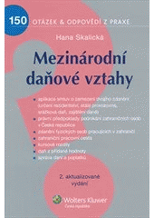 kniha Mezinárodní daňové vztahy, Wolters Kluwer 2011