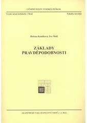 kniha Základy pravděpodobnosti, Akademické nakladatelství CERM 2011