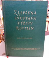 kniha Zlepšená soustava výživy rostlin, SZN 1959