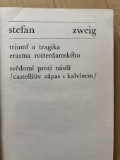 kniha Triumf a tragika Erasma Rotterdamského Svědomí proti násilí/Castelliův západ s Kalvínem, Ofeon 1970