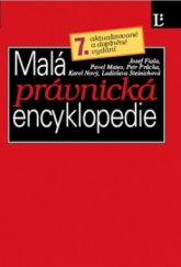 kniha Malá právnická encyklopedie, Linde 2008