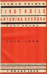 kniha Život a dílo Antonína Dvořáka, Hudební Matice Umělecké Besedy 1922