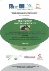 kniha Architektura zemědělských staveb, Mendelova univerzita v Brně 2014