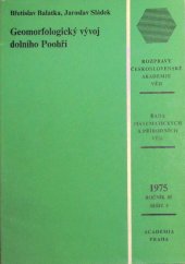 kniha Geomorfologický vývoj dolního Poohří, Academia 1975