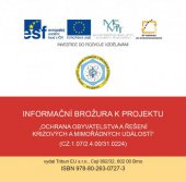 kniha Informační brožura k projektu "Ochrana obyvatelstva a řešení krizových a mimořádných událostí", partner projektu SÚJCHBO, Tribun EU 2014