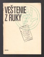 kniha Veštenie z ruky, s.n. 1960