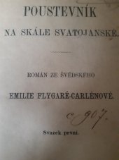 kniha Poustevník na skále svatojanské, Posel z Prahy 1870