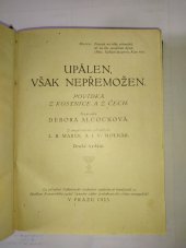 kniha Upálen, však nepřemožen povídka z Kostnice a z Čech, Kalich 1923