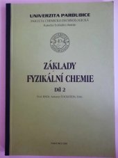 kniha Základy fyzikální chemie, Univerzita Pardubice, Chemicko-technologická fakulta 2000