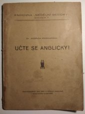 kniha Učte se anglicky!, s.n. 1931