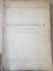 kniha Elektrotechnika pro 2. roč. učebních oborů elektrotechn., SNTL 1960