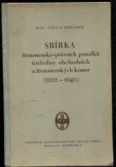 kniha Sbírka živnostensko-právních posudků Ústředny obchodních a živnostenských komor (1922-1940), Dr. Václav Tomsa 1942