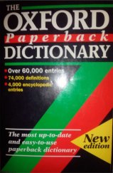 kniha The Oxford Paperback Dictionary The most u-to-date and easy-to-use paperback dictionary, Oxford University Press 1994