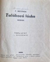 kniha Tuláková láska, Keller a spol. 1936