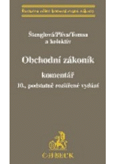 kniha Obchodní zákoník komentář, C. H. Beck 2005