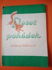 kniha Deset pohádek Boženy Němcové, Školní nakladatelství pro Čechy a Moravu 1939