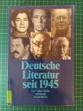 kniha Deutsche Literatur seit 1945 Texte und Bilder, Suhrkamp 1995