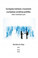 kniha Európská kohézia v kontexte európskej sociálnej politiky, Tribun EU 2014