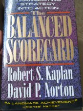 kniha The balanced scorecard, Harvard Business School Press 1996