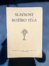 kniha Slavnost Božího Těla, Brněnská tiskárna 1942