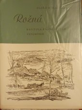 kniha Rožná kapitola z malířových vzpomínek, Krajské nakladatelství 1959