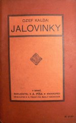 kniha Jalovinky, A. Píša 1911