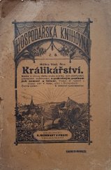 kniha Králikářství, Reinwart 1906