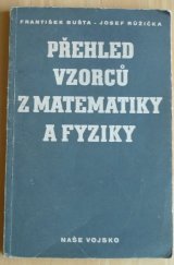 kniha Přehled vzorců z matematiky a fyziky, Naše vojsko 1961