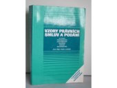 kniha Vzory právních smluv a podání ve věcech občanskoprávních, pracovněprávních, obchodních, rodinných, stavebněprávních, Linde 1993