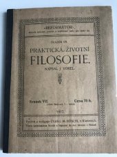 kniha Praktická životní filosofie, Höschl 1917