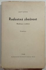 kniha Radostná zbožnost Meditace a askese : Promluvy, Brněnská tiskárna 1948