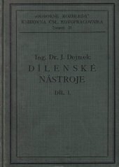 kniha Dílenské nástroje 1. díl: měření, kontrola a orýsování, Melantrich 1931