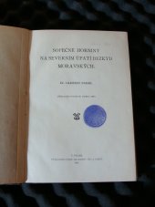 kniha Sopečné horniny na severním úpatí Bezkyd moravských, Česká akademie věd a umění 1926