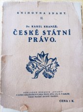 kniha České státní právo, Snaha 1914