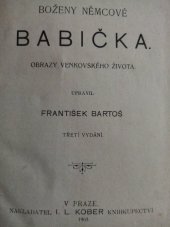 kniha Babička Obrazy z venkovského života, I.L. Kober 1903