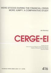 kniha Were stocks during the financial crisis more jumpy a comparative study, CERGE-EI 2010