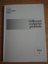 kniha Odborné včelařské překlady 2010 1, Český svaz včelařů 2010