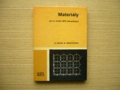 kniha Materiály pro 2. ročník středních průmyslových škol dřevařských učební text, SNTL 1982