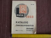 kniha Katalog československých známek od roku 1945 Dodatek za rok 1953, Pofis 1954