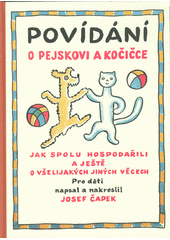 kniha Povídání o pejskovi a kočičce jak spolu hospodařili a ještě o všelijakých jiných věcech, Foibos 2021