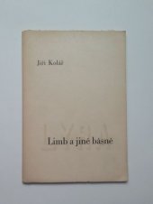 kniha Limb a jiné básně, Bedřich Stýblo 1945