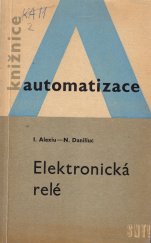 kniha Elektronická relé, SNTL 1966