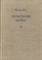 kniha Geometrická optika. 2. díl, Československá akademie věd 1956