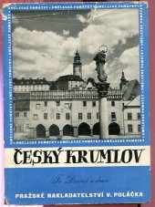 kniha Český Krumlov jeho život a umělecký růst, V. Poláček 1948