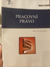 kniha Pracovní právo, Vysoká škola ekonomie a managementu 2009