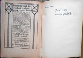 kniha Nové cesty mírové politiky, War Resisters International Internacionála odpůrců válečné služby 1929