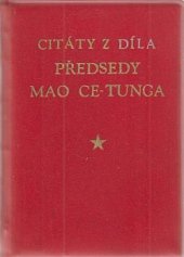 kniha Citáty z díla předsedy Mao Ce-tunga, Beth-Or 2011