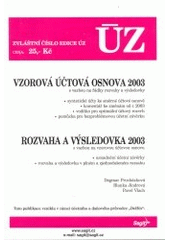 kniha Vzorová účtová osnova 2003 Rozvaha a výsledovka 2003, Sagit 2003