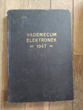 kniha Vademecum elektronek , Šaffek a spol. 1947